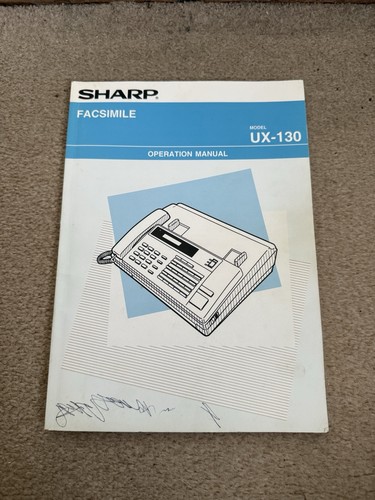 Sharp 130 fax - fax, di