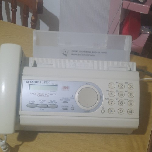 Sharp p600 fax carta - fax,