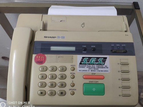 Telefono fax sharp 120 - telefono, fo-120