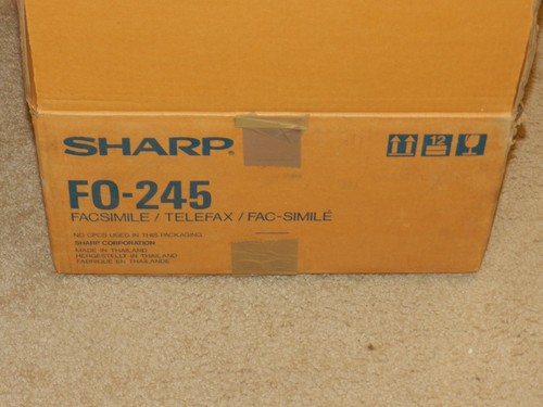 Facsimile fax sharp 245 - facsimile, fo-245