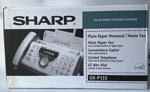 Macchina fax sharp p115 - macchina, ux