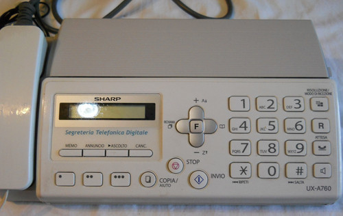 Fax telefono sharp segreteria - fax,